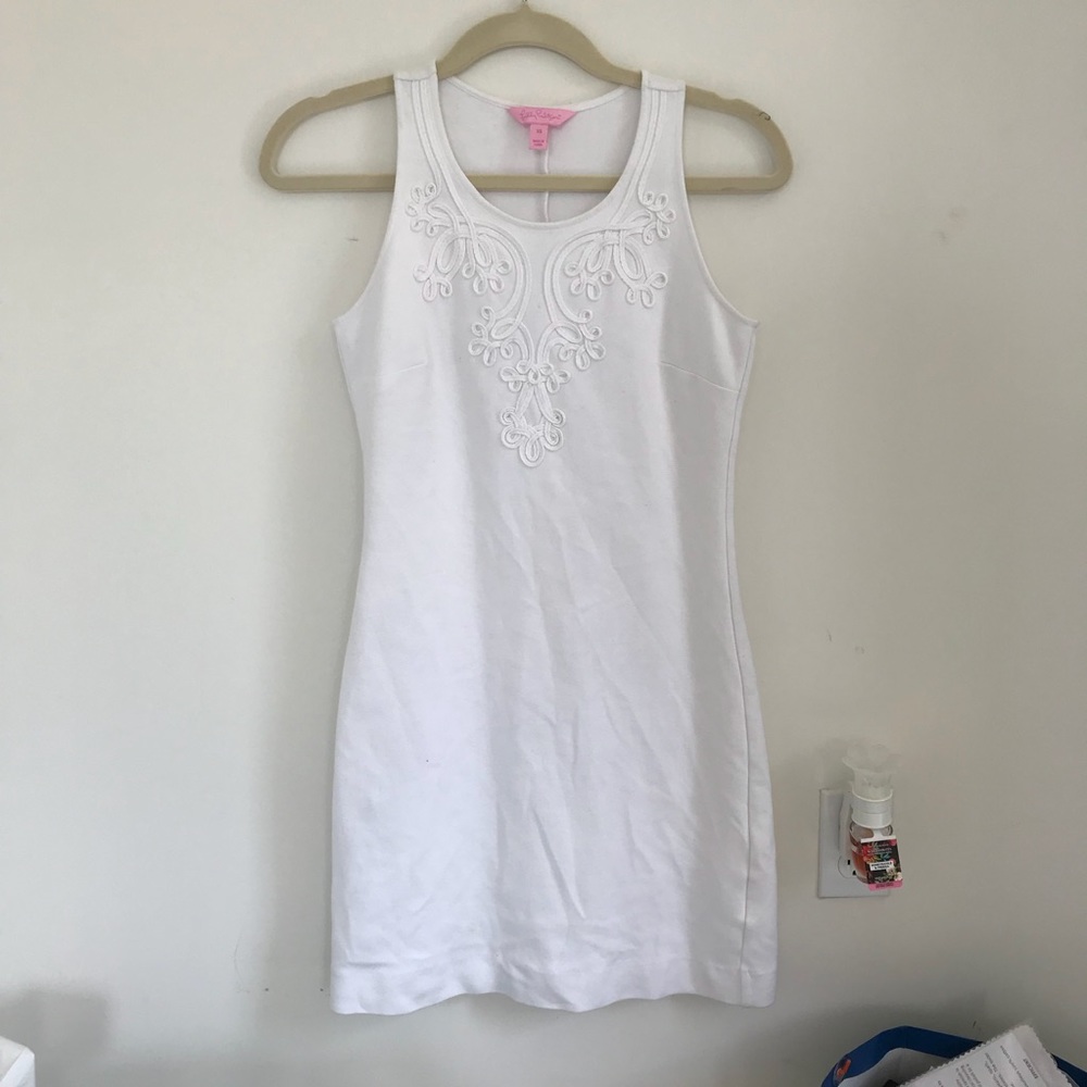 Lilly Pulitzer white shift dress